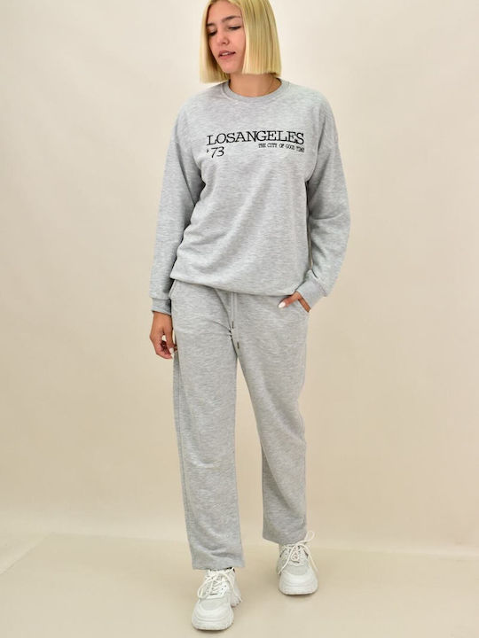 Potre Damen-Sweatpants-Set Gray