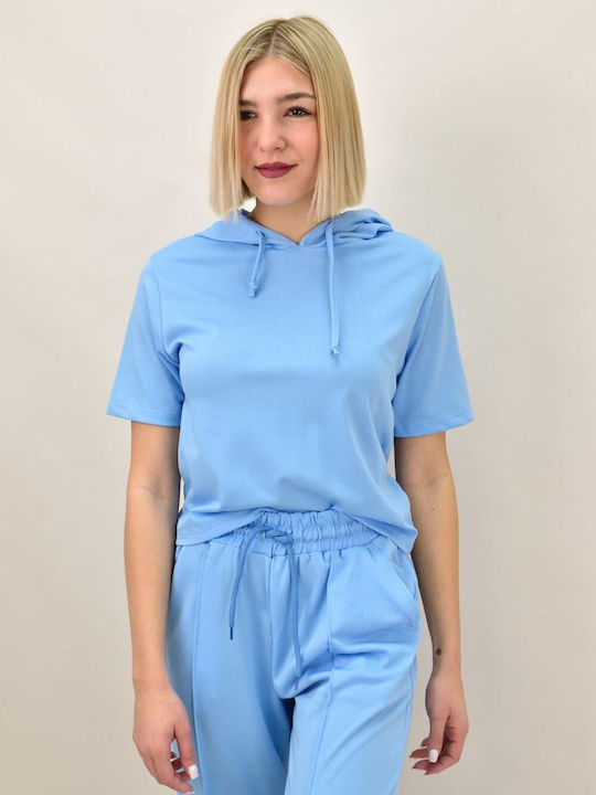 Sweatpants Set Light Blue