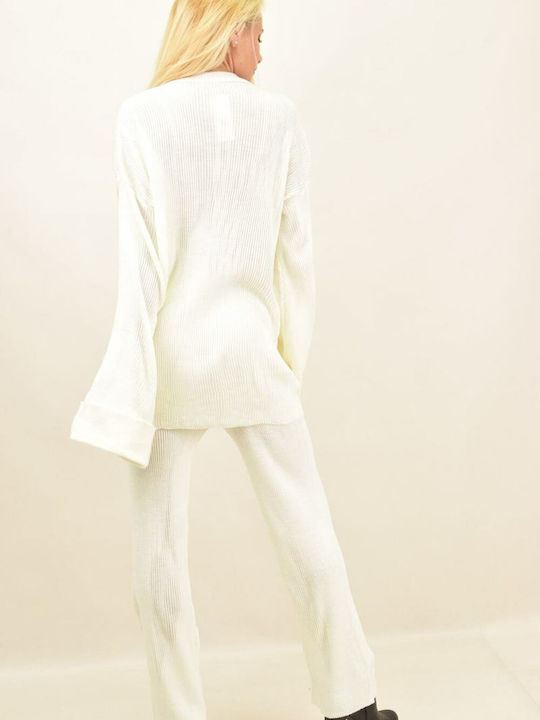 Damen Weiß Set mit Hose