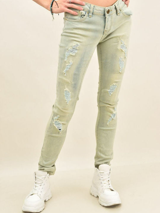 Potre Women's Jean Trousers Green