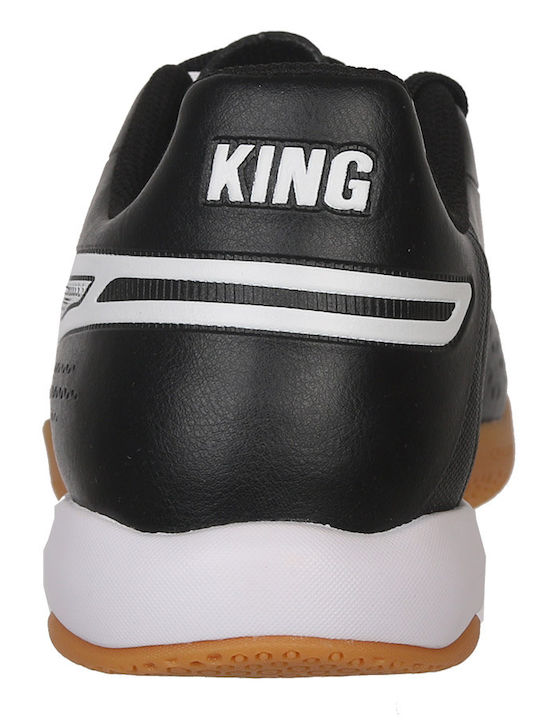 PUMA King Match Ποδοσφαιρικά Παπούτσια Σάλας IT Μαύρα