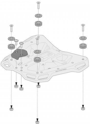 SW-Motech Rack ADVENTURE-RACK for Honda Transalp