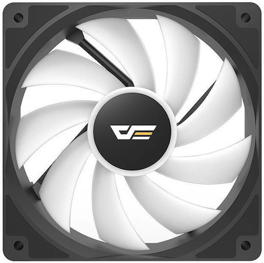 Darkflash CL12 Case Fan 120mm 1200rpm 52.46cfm with RGB Lighting and 4-Pin Molex Connection