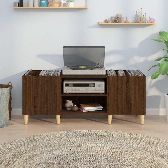 vidaXL Έπιπλο Hi-Fi με 2 Ράφια Καφέ 38x121x48cm
