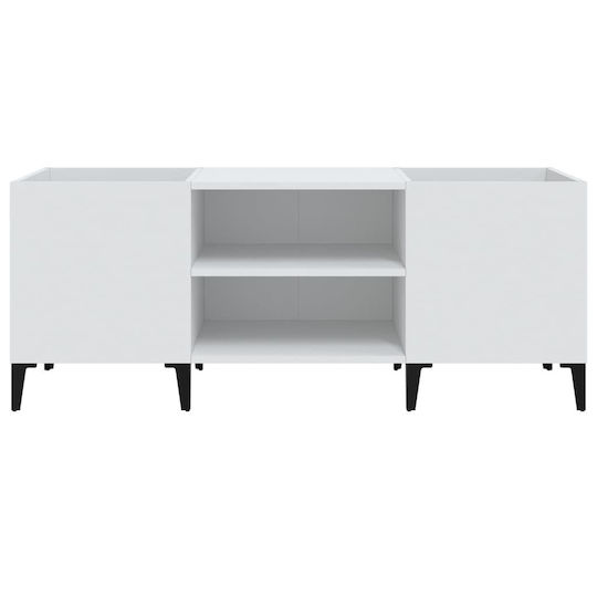 vidaXL Hi-Fi Möbel Weiß 38x121x48cm