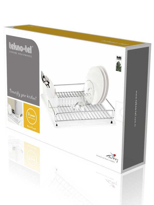 Viosarp Viosarp Geschirrabtropfer & Abtropfgitter Inox Silber 47x32x9cm