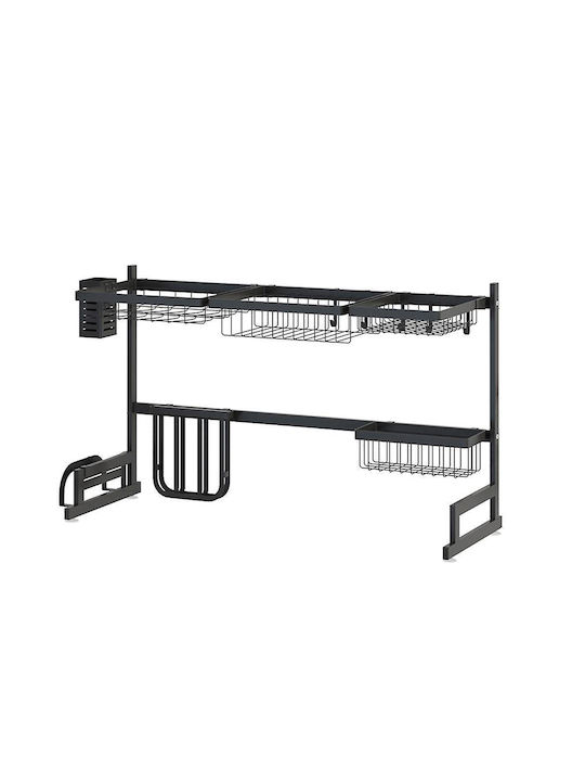 AGC Kitchen Sink Organizer from Metal in Black Color 65x50cm