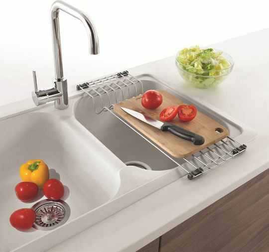Metaltex Sink-Tex Σχάρα Νεροχύτη Ασημί