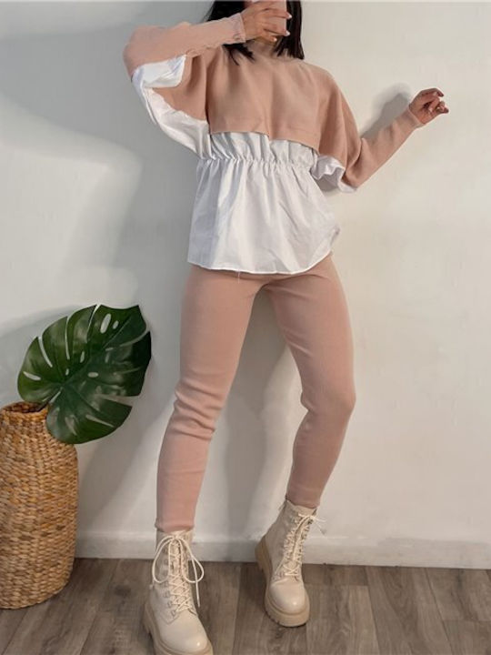 Chica Women's Blouse Long Sleeve White