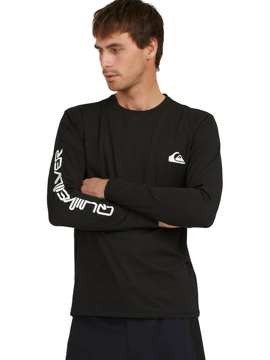 Quiksilver Omni Session UPF 50 Men's Long Sleeve Sun Protection Shirt Black
