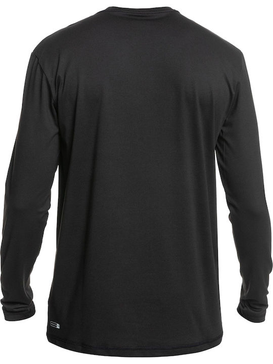 Quiksilver Omni Session UPF 50 Men's Long Sleeve Sun Protection Shirt Black