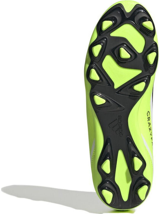 X Crazyfast.4 FxG Kids Soccer Cleats & Shoes Molded White