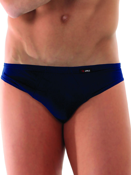 Apple Boxer Herren Slips Blau 1Packung