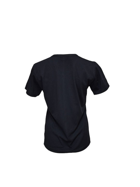 Apple Boxer Men's Short Sleeve Undershirt Black