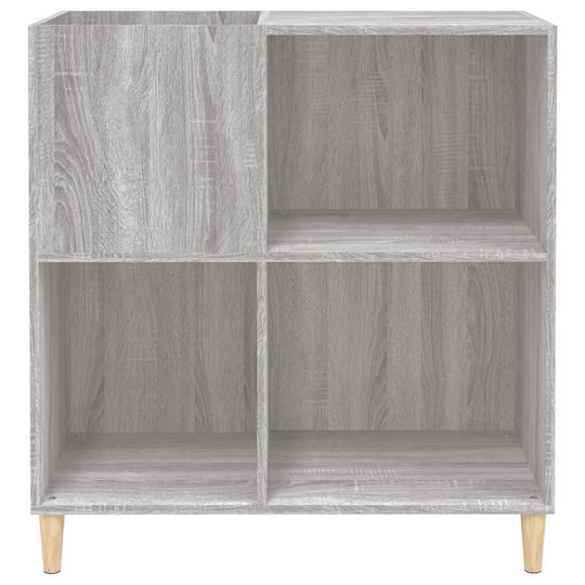 vidaXL Έπιπλο Hi-Fi με 3 Ράφια Γκρι 38x84.5x89cm