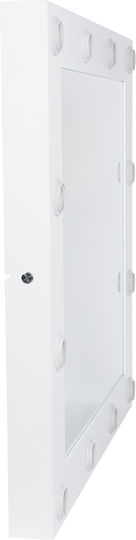 GloboStar MIRROR-80x80-4 Καθρέπτης Ορθογώνιος Λευκός & LED Φωτισμό 80x80cm GloboStar MIRROR-80x80-4 Καθρέπτης Ορθογώνιος Λευκός & LED Φωτισμό 80x80cm