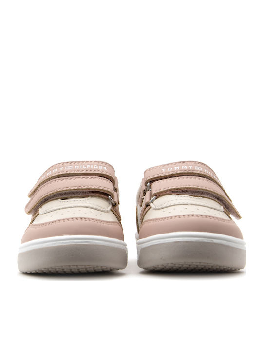 Kids Sneakers with Scratch Beige