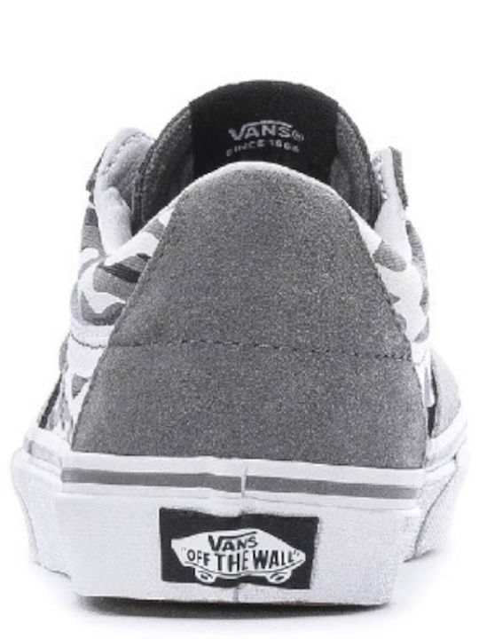 Uy Sk8-low Flame Kids Sneakers Gray