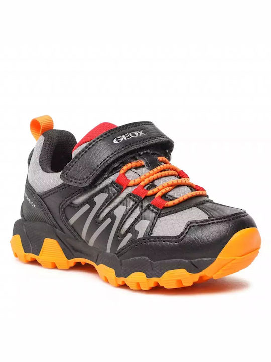 Geox Παιδικά Sneakers Montrack Μαύρα