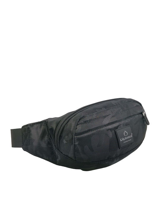 Herren Bum Bag Taille Schwarz