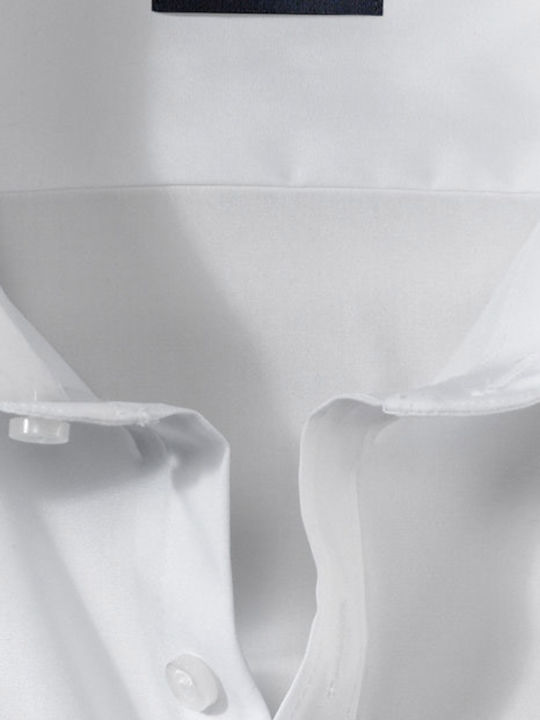 Luxor Long-sleeved Cotton Shirt White