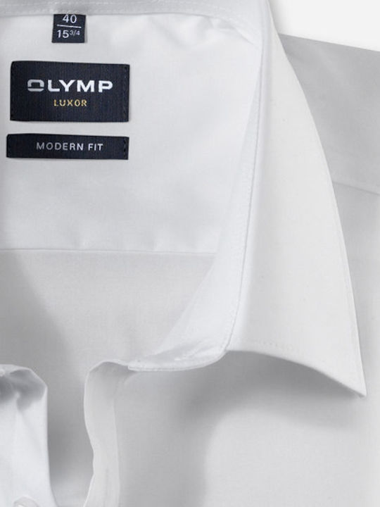 Luxor Long-sleeved Cotton Shirt White