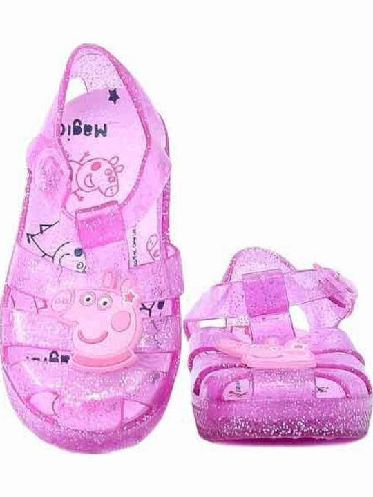 Peppa Pig Παιδικά Παπουτσάκια Θαλάσσης Φούξια