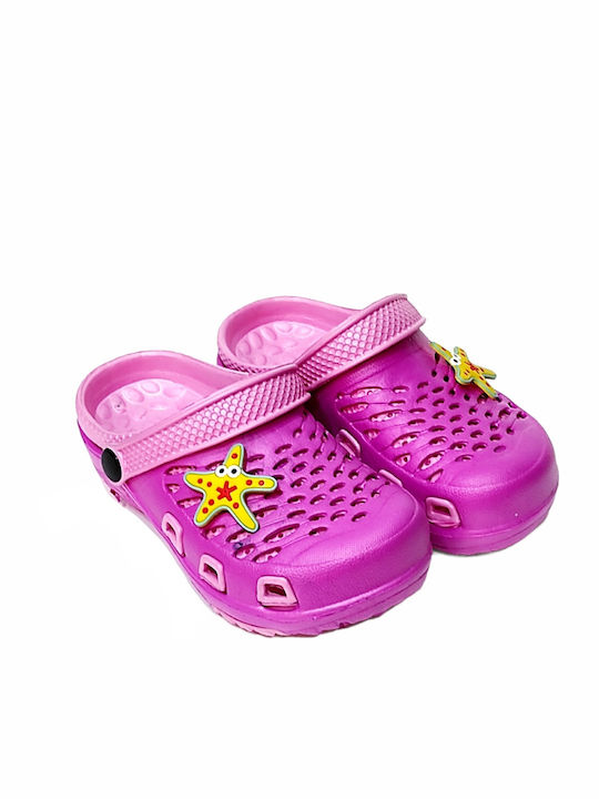 SmartKids Children's Beach Clogs Fuchsia