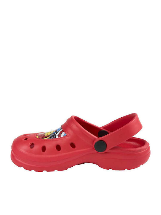 Life's Little Moments Kids Beach Clogs Red