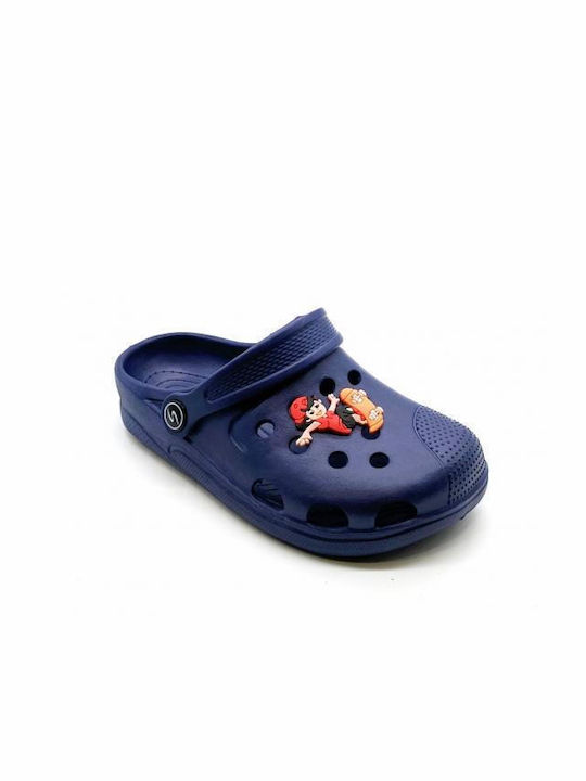 Hot Sand Children's Beach Clogs Navy Blue