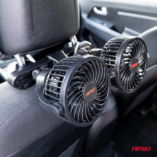 AMiO Double Car Fan 4" 12V