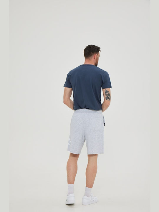 Blue Hunter Sportliche Herrenshorts Grey Melange