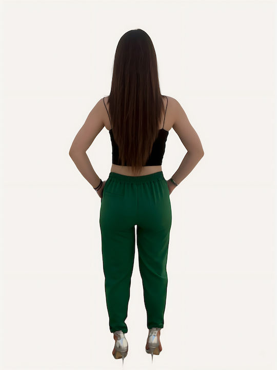 Dama Tesatura Pantaloni Verde