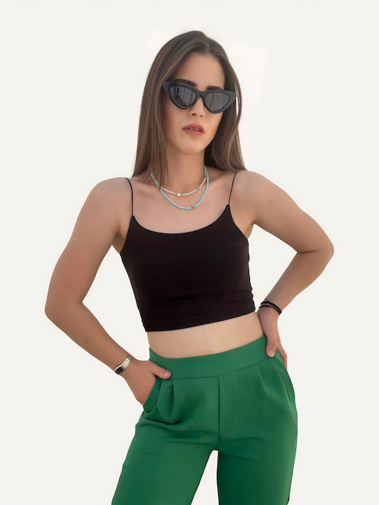 Dama Tesatura Pantaloni Verde