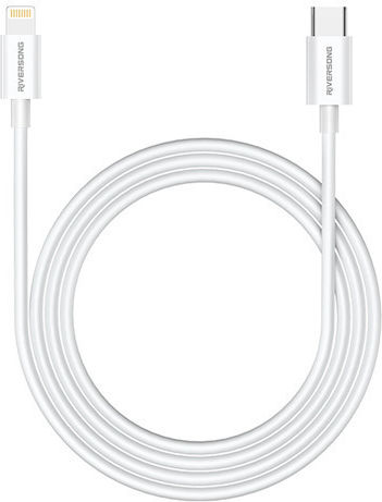 Riversong Lotus 08 USB-C zu Lightning Kabel 27W Weiß 1m (CL76W)