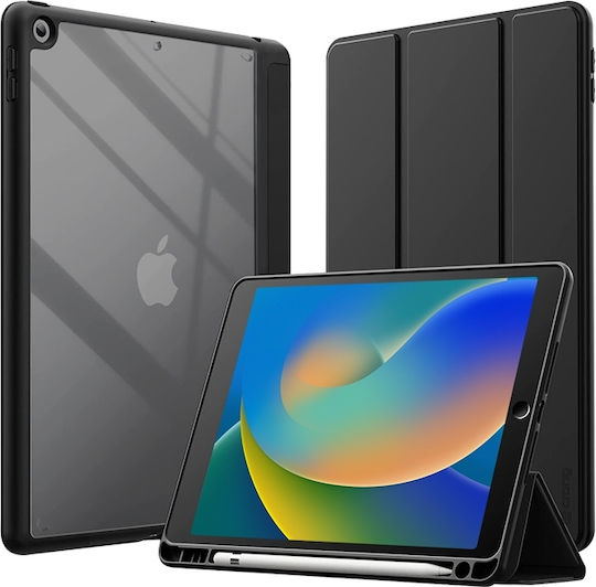 Crong Primefolio Umschlag Rückseite Schware (iPad 10,2” (2021-2019)) CRG-PRF-IPD102-BLK