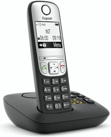Gigaset A690A Cordless Phone Trio with Greek Menu Black