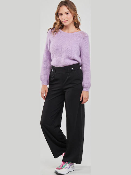 Dama Tesatura Pantaloni Negru