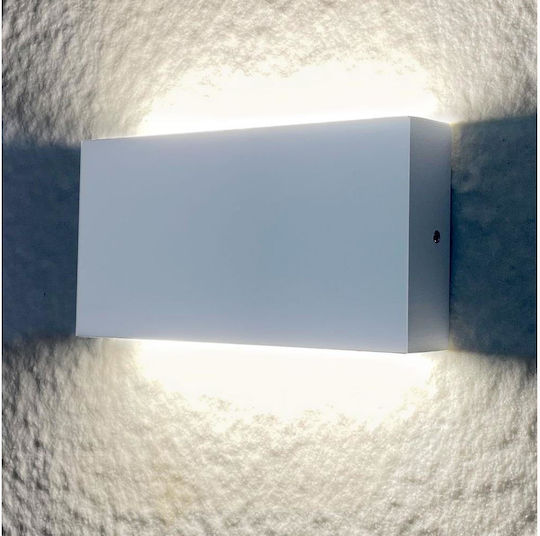 Polux Wandmontierte Außenbeleuchtung LED 11W 4000K 8.5x8.5x17cm Polux Wandmontierte Außenbeleuchtung LED 11W 4000K 8.5x8.5x17cm