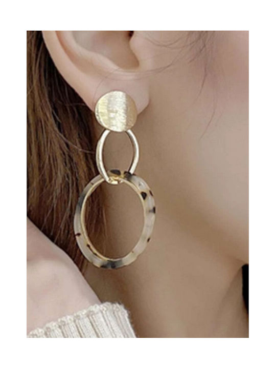 Tatu Moyo Earrings Hoops Gold Plated