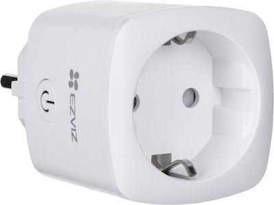 Ezviz Μονή Εξωτερική Πρίζα Ρεύματος Wi-Fi με Διακόπτη Λευκή