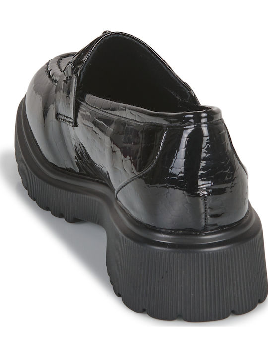 Mocasini dama în culoarea Negru