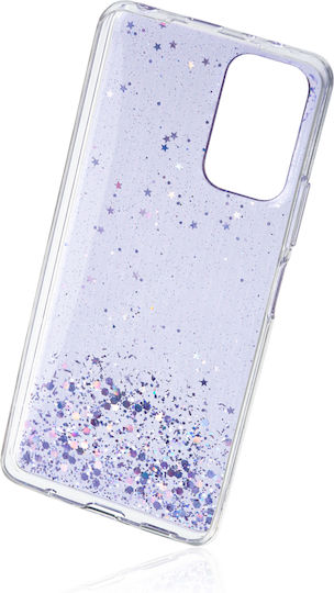 Naxius Glitter Back Cover Silicone Purple (Redmi Note 10 Pro)