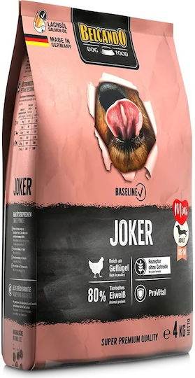 Belcando Baseline Joker 12.5kg Ξηρά Τροφή χωρίς Σιτηρά για Ενήλικους Σκύλους Μικρόσωμων & Μεσαίων Φυλών με Πουλερικά