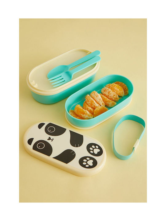 Plastic Lunch Box Multicolour