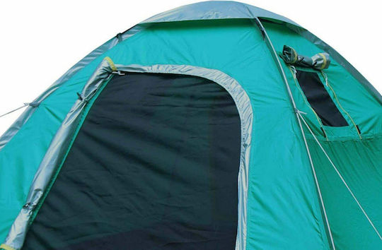 Campus Easy Pop 3 Summer Camping Tent Igloo Green For 3 People 200x180x120cm