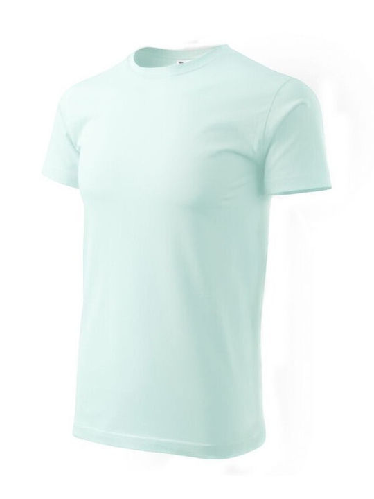 Malfini Basic Men's Short Sleeve Promotional T-Shirt Blue MLI-129A7