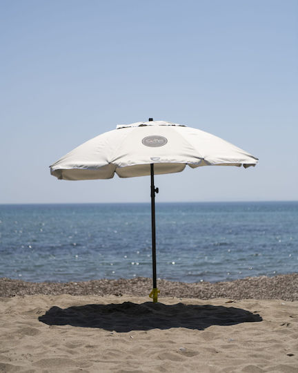 Campo Campo Samba Beach Umbrella Diameter 1.90m with UV Protection and Air Duct Blue