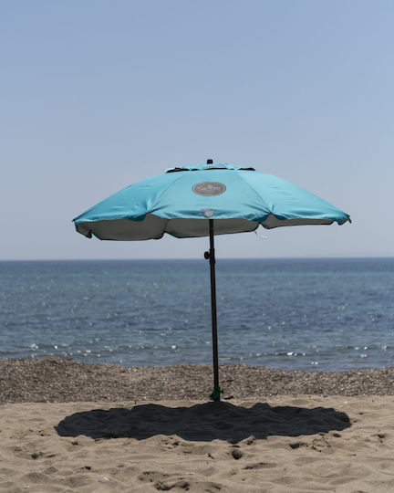 Campo Campo Samba Beach Umbrella Diameter 1.90m with UV Protection and Air Duct Blue