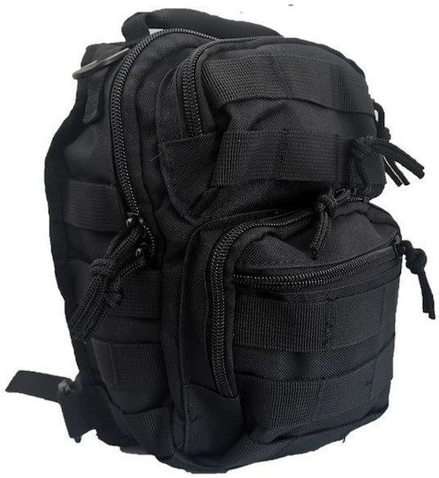 Armymania HH-111017S Military Pouch Chest Black 6lt